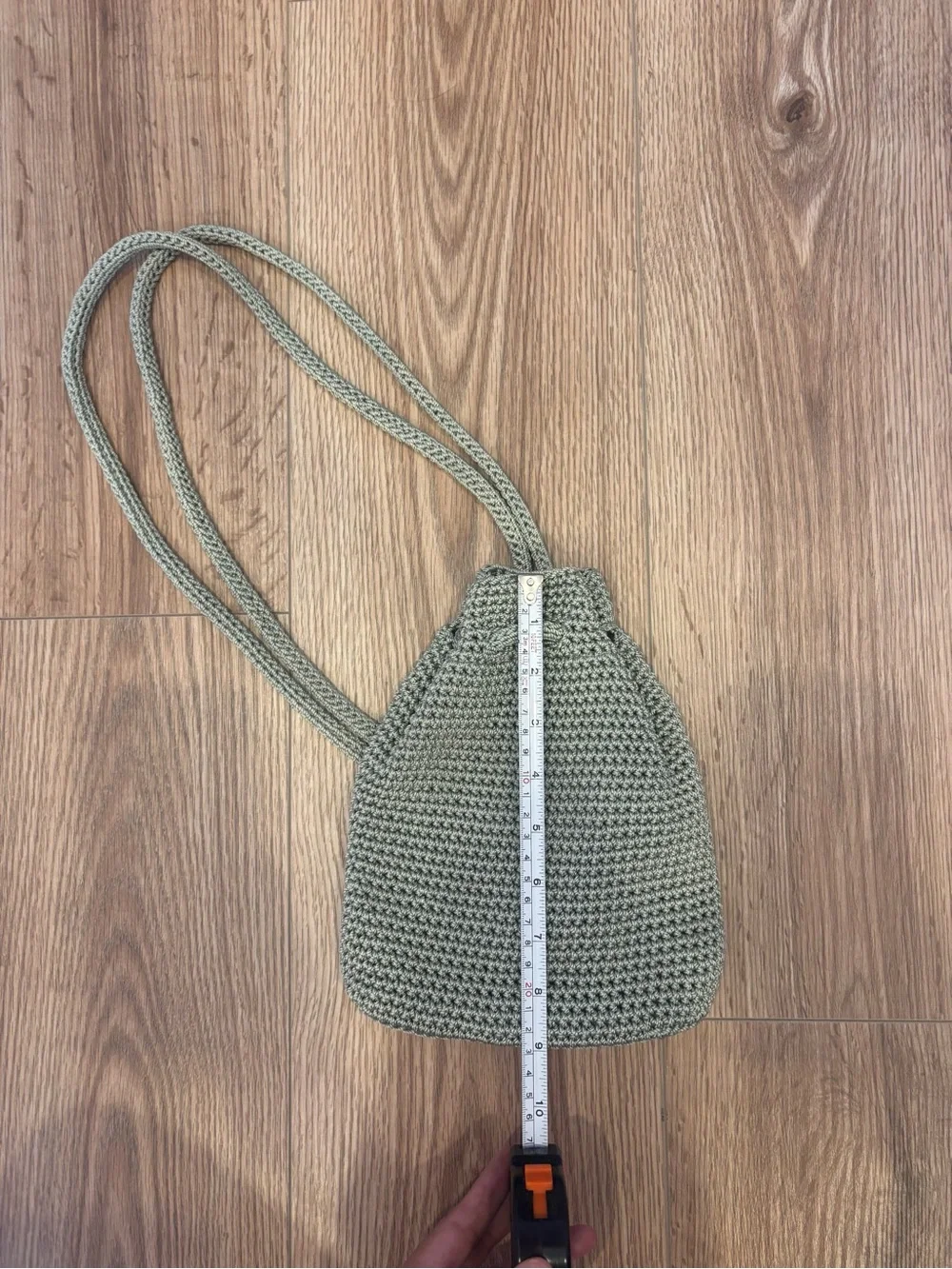 The Sak Mini Drawstring Backpack Sage Green - Picture 8 of 9